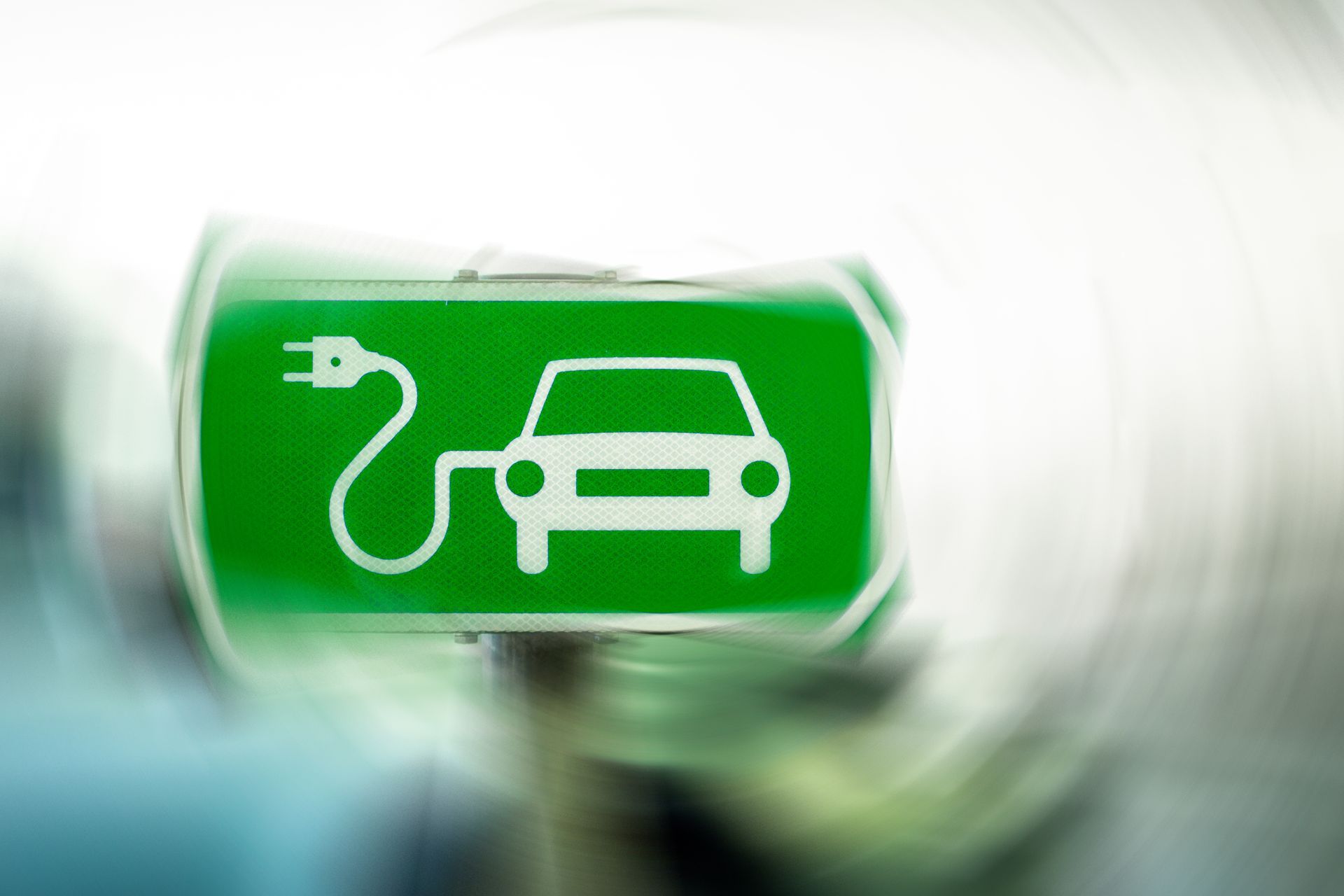 Pictogramme borne de recharge électrique