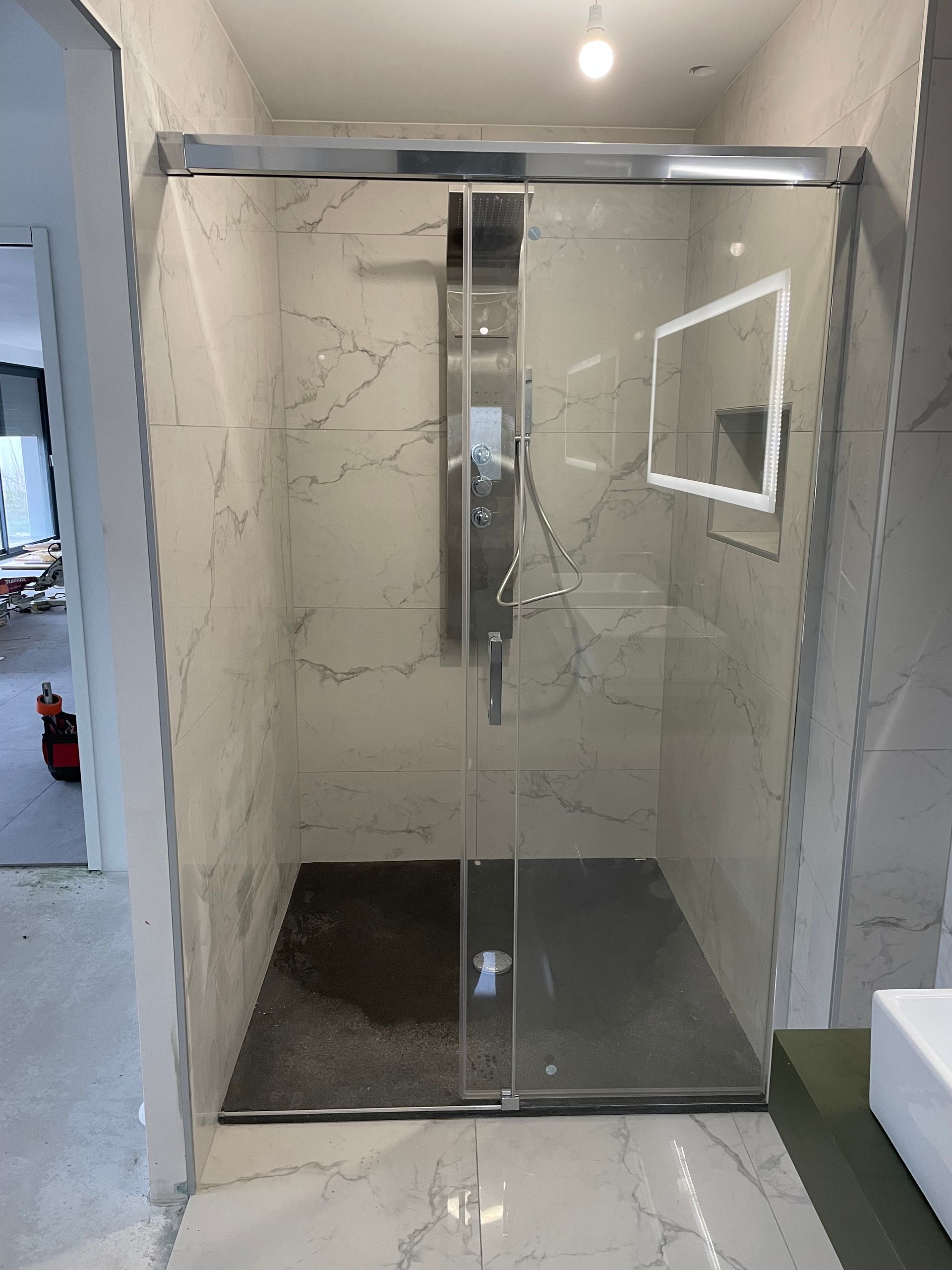 Douche à l'italienne