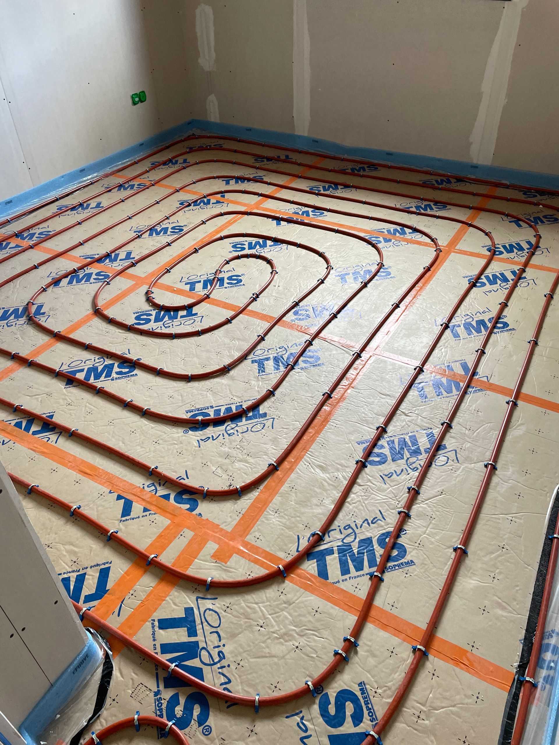 Plancher chauffant hydraulique