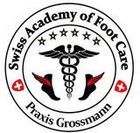 Das Logo für die Schweizerische Akademie für Fusspflege von Praxis Grossmann.