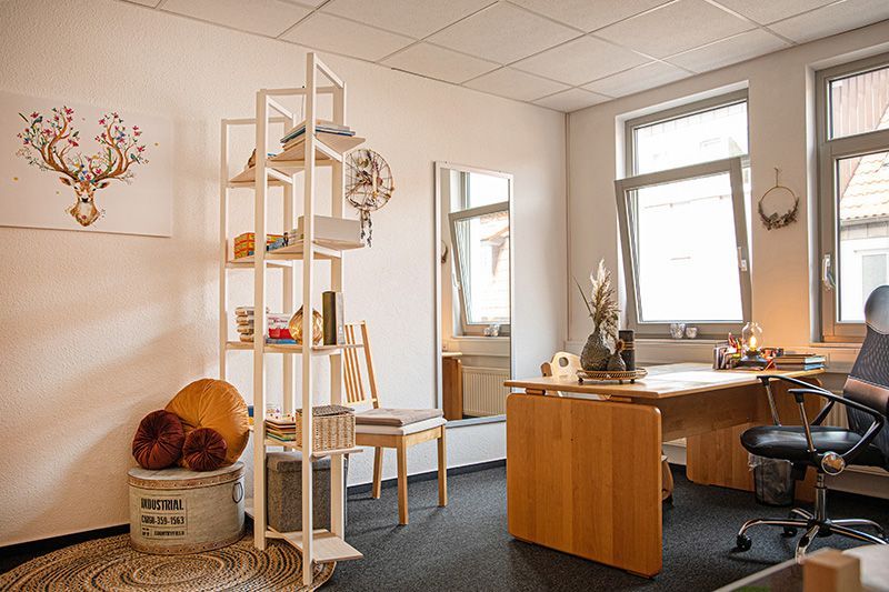 Behandlungsraum in der logopädischen Praxis SprachEcke