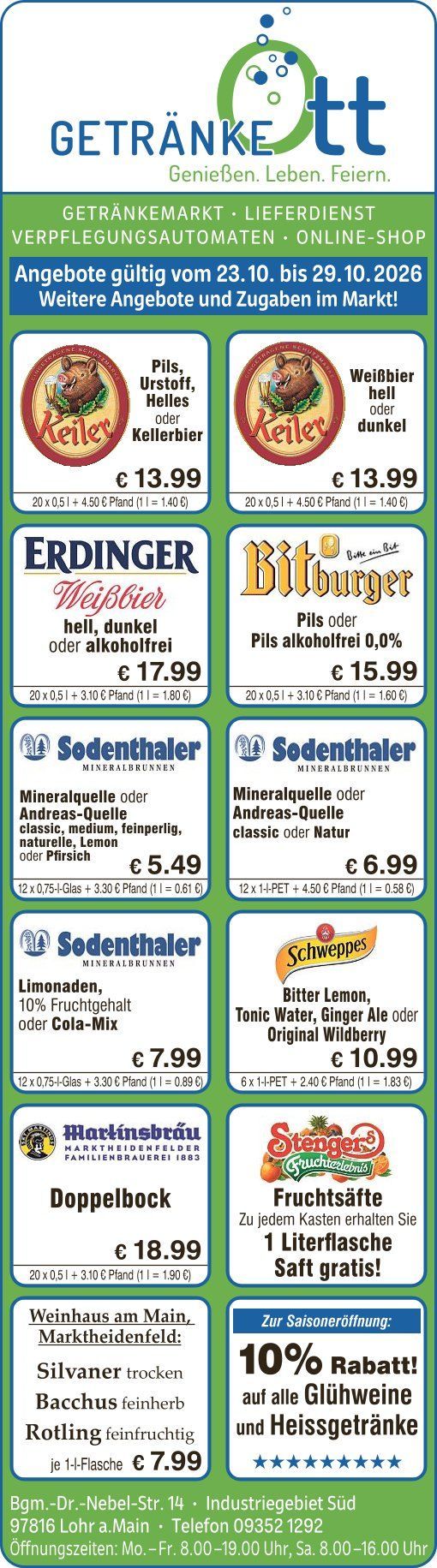 Getränke Ott Angebote