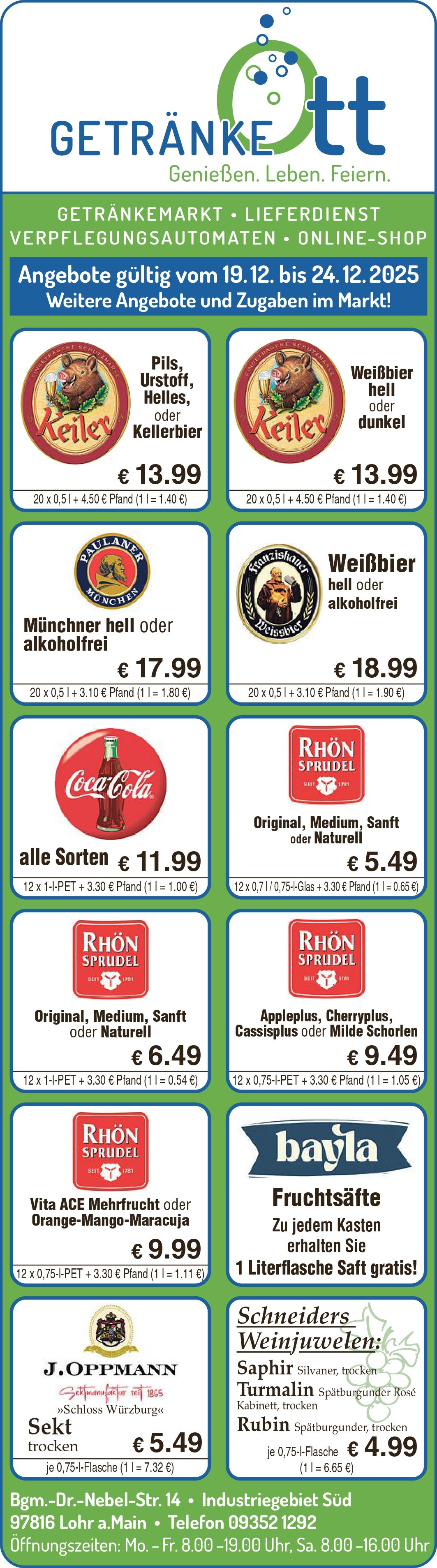 Getränke Ott Angebote