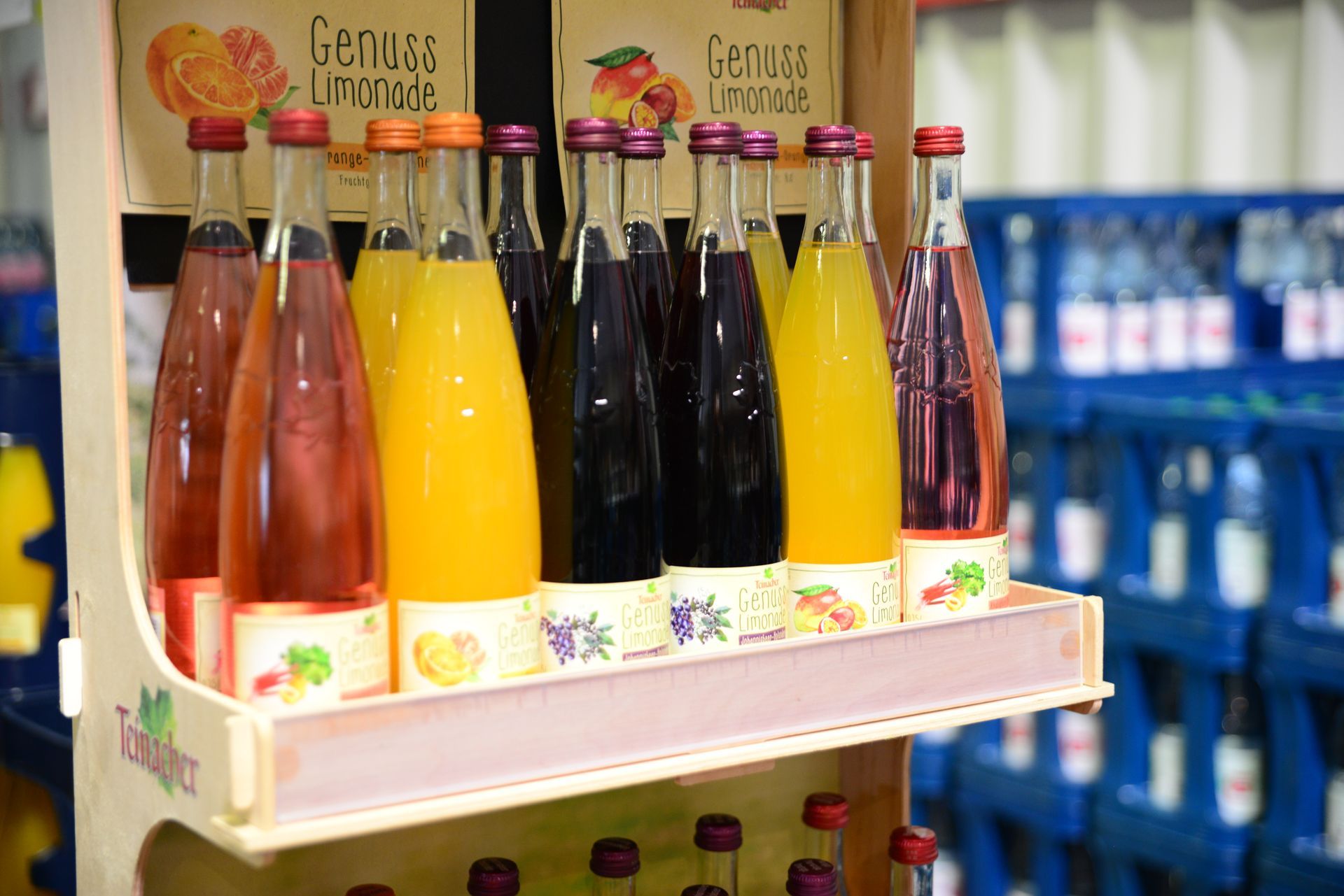 Limonaden im Schrank