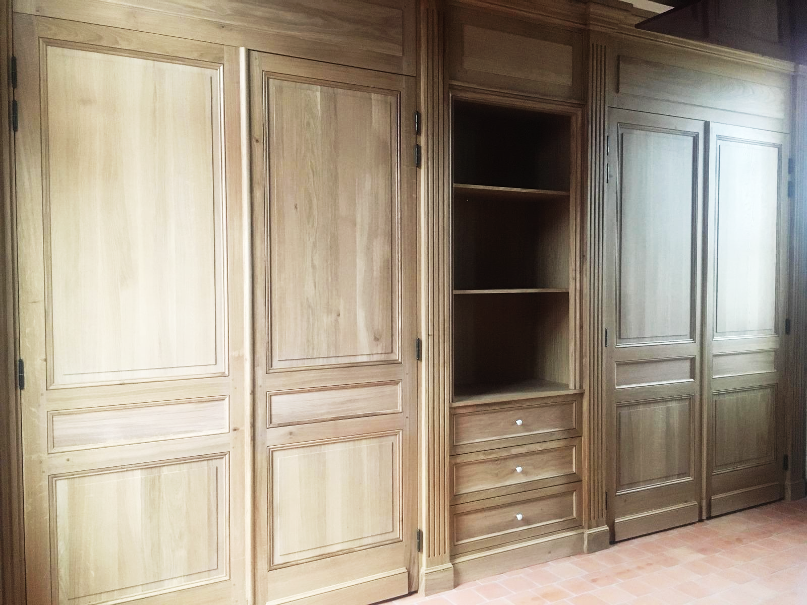 Bibliothèque en chêne