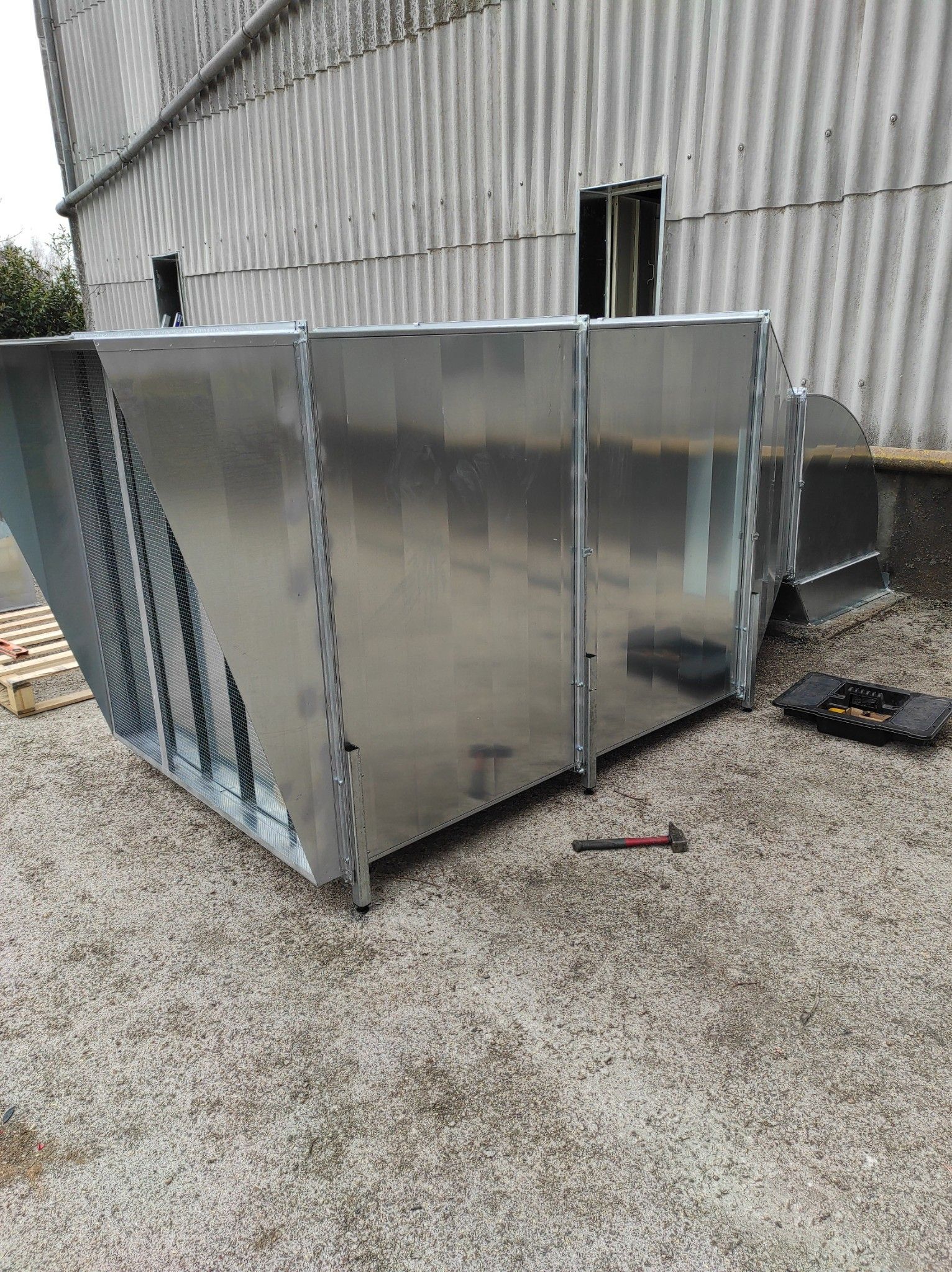 Machine de ventilation en inox