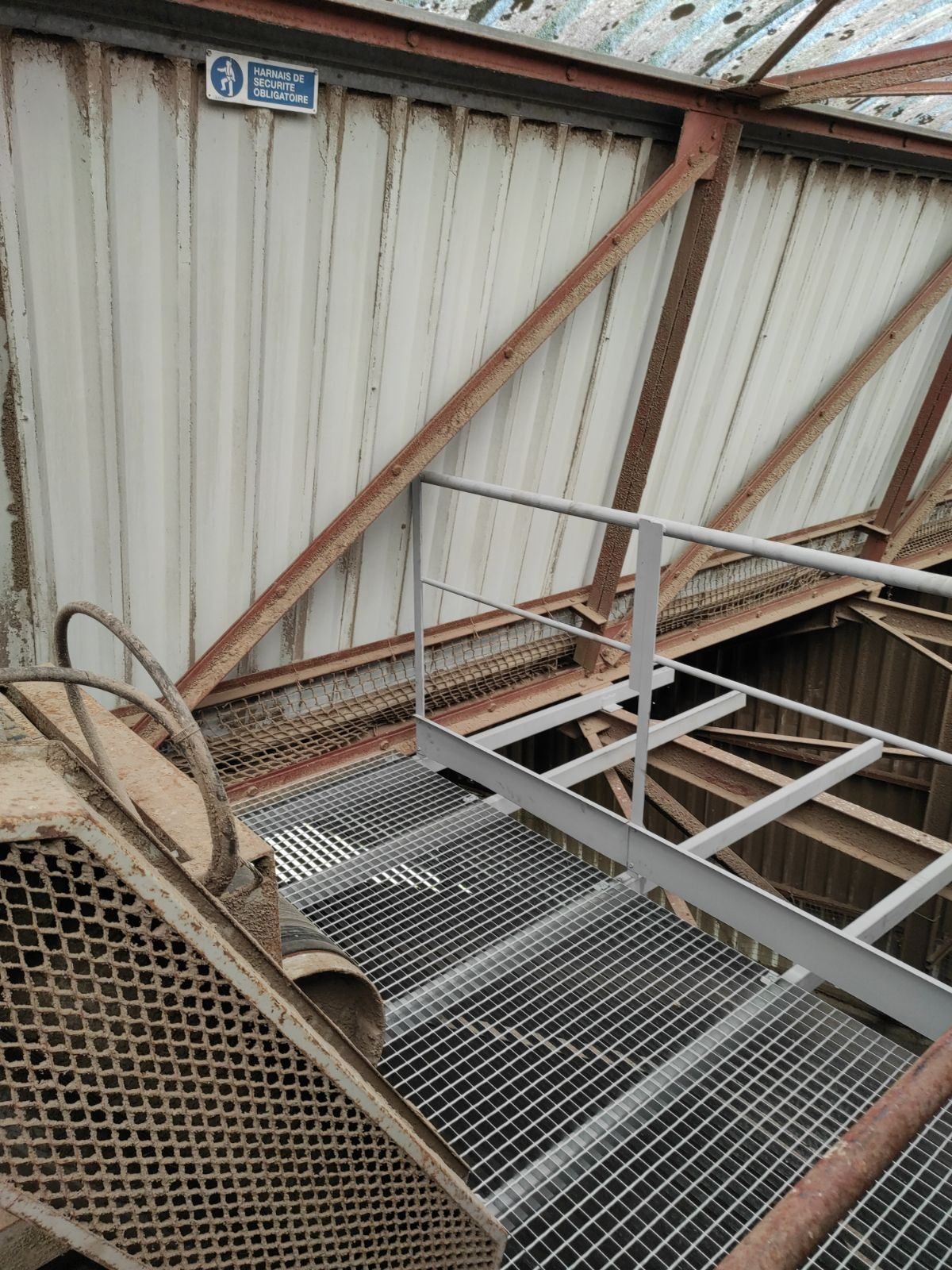 Passerelle en hauteur