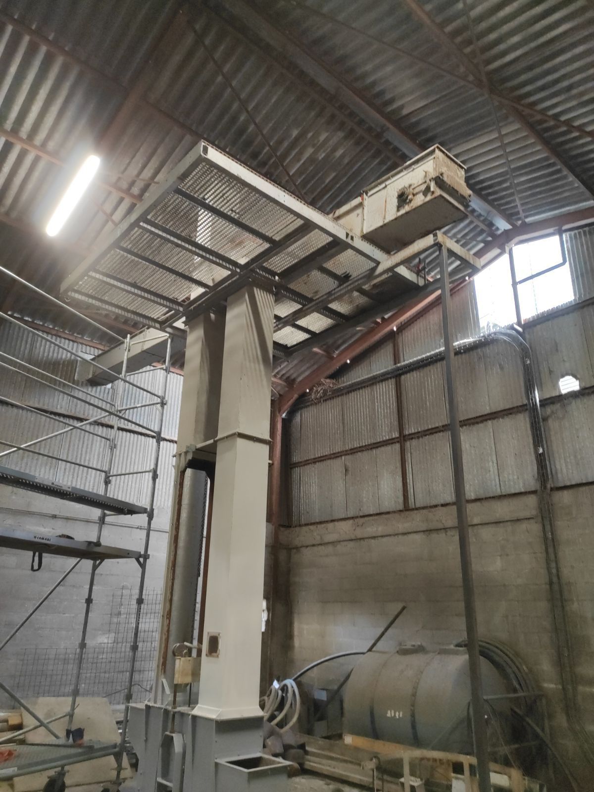 Passerelle vue d'en bas