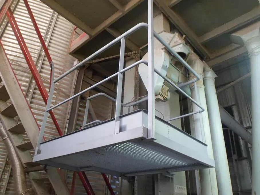 Passerelle d'un silo