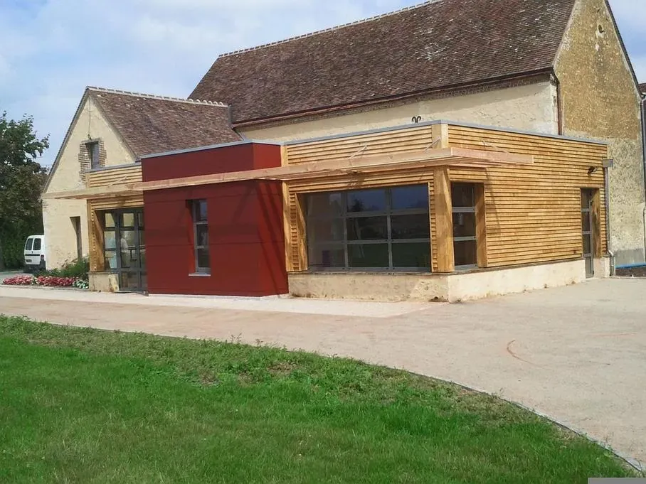 Extension de maison avec ossature en bois
