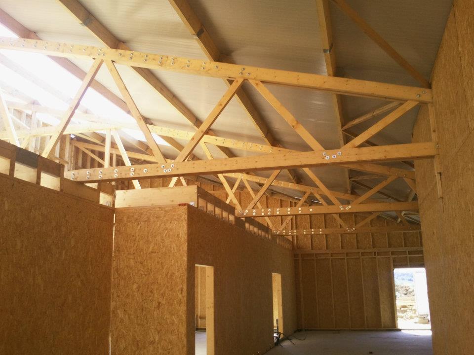 Charpente en bois sur mesure