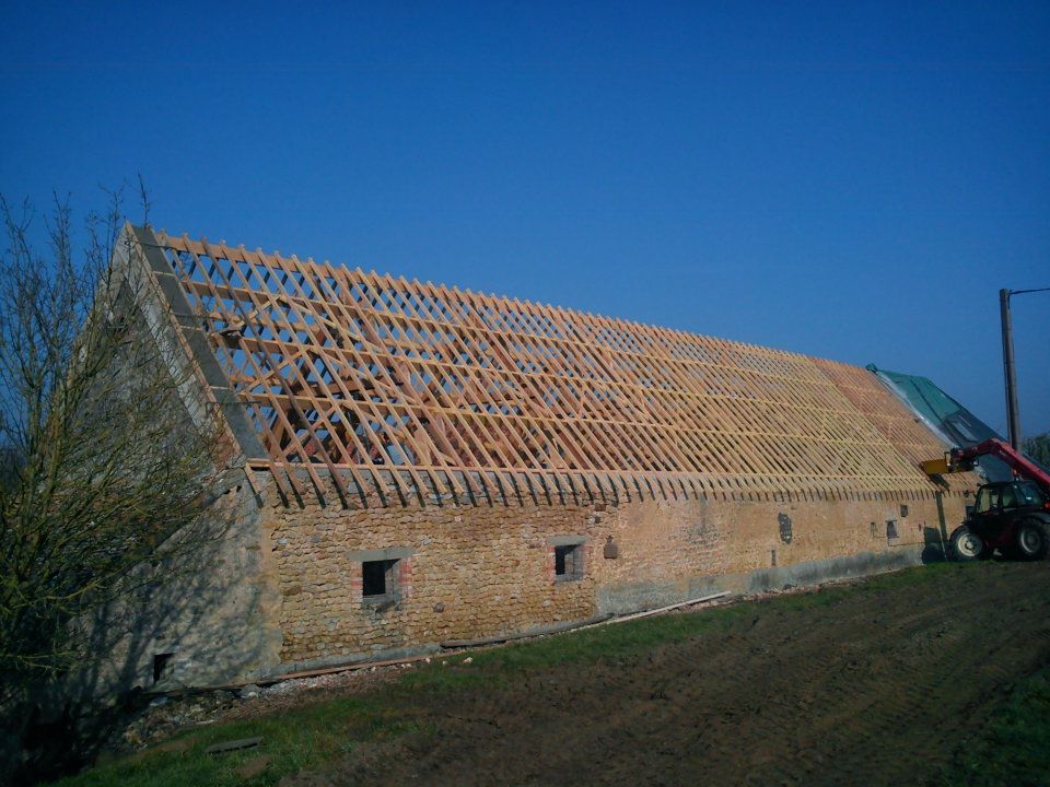 Restauration d'une toiture de grange