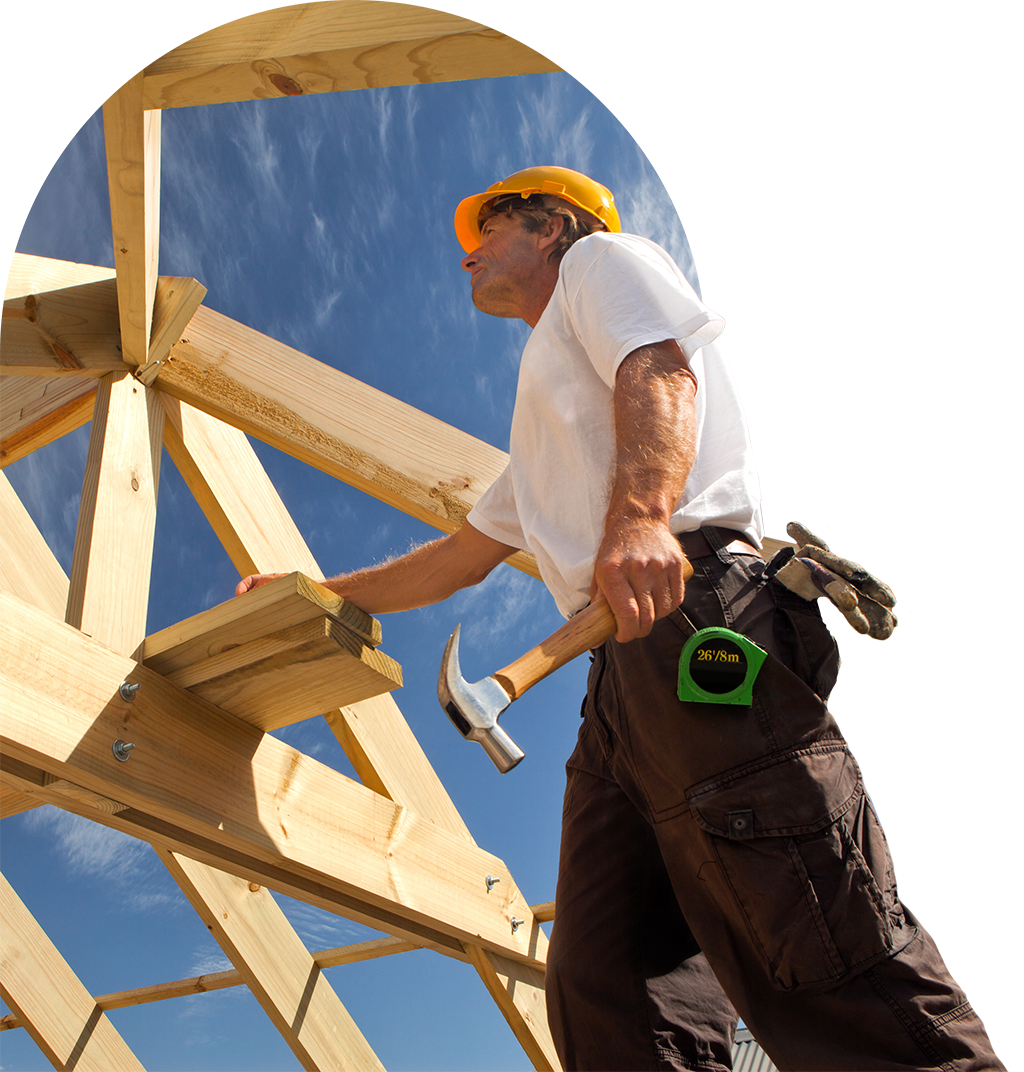 Détourage d'un charpentier