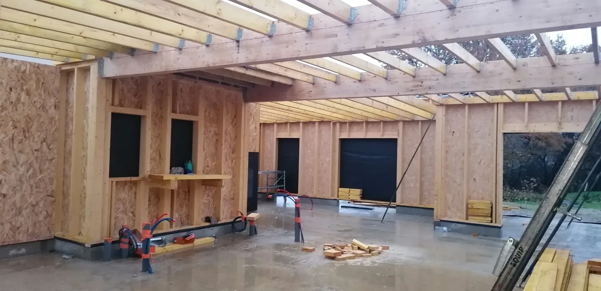 Maison individuelle à ossature en bois