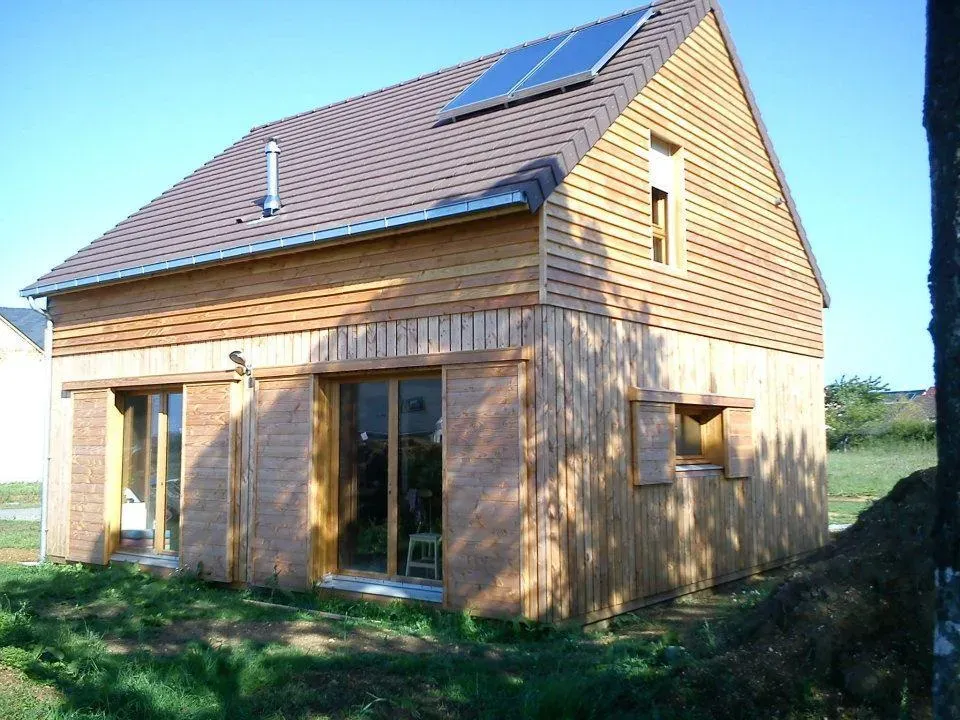 Maison avec bardage en bois