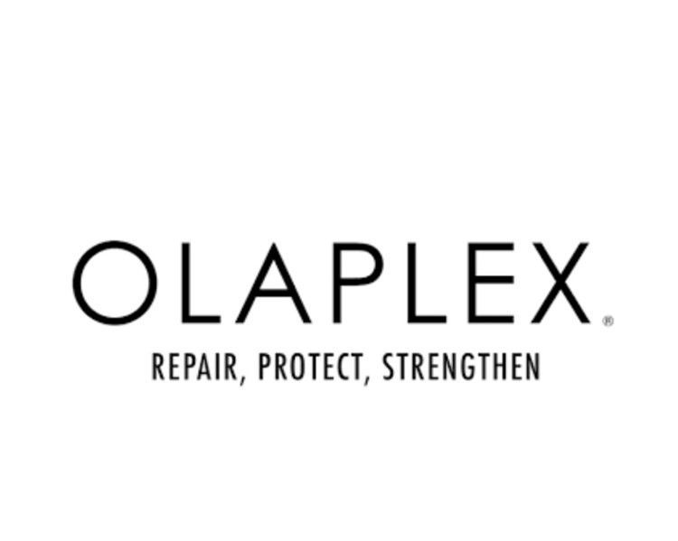 Werbeplakat von Olaplex, das bei Burda Petra Power of Hair verwendet wird