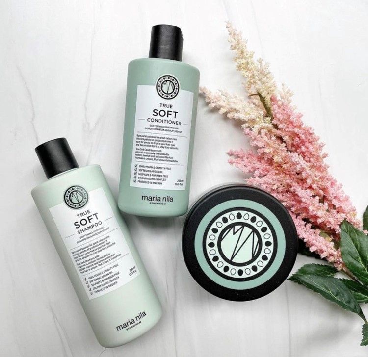 Produkte von Maria Nila, die bei Burda Petra Power of Hair verwendet werden