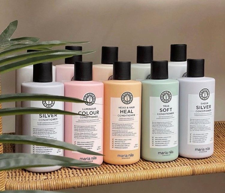 Produkte von Maria Nila, die bei Burda Petra Power of Hair verwendet werden