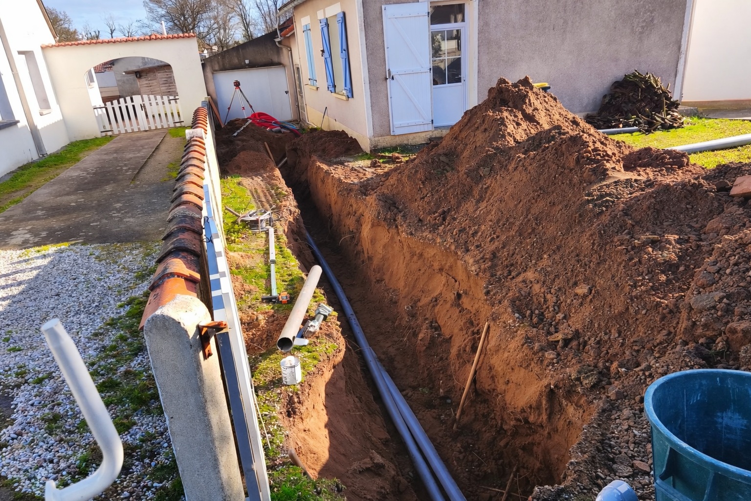Réalisation d'un tout à l'égout sur le secteur de la Plaine sur Mer