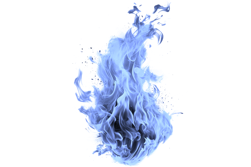 Flamme bleue