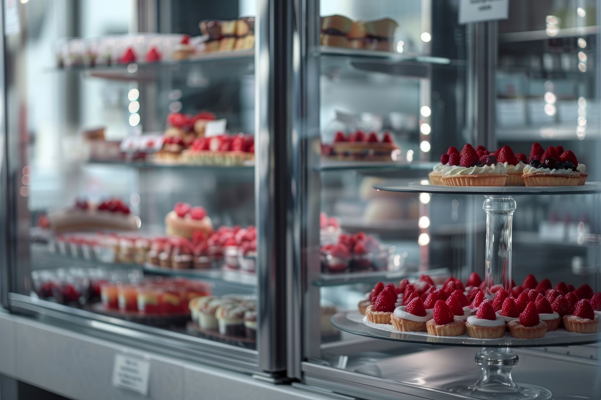 Armoire réfrigérée pour présenter de la pâtisserie