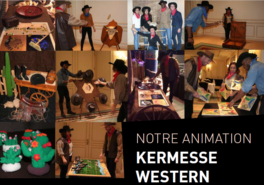 Plaquette d'une animation Kermess sur le thème 