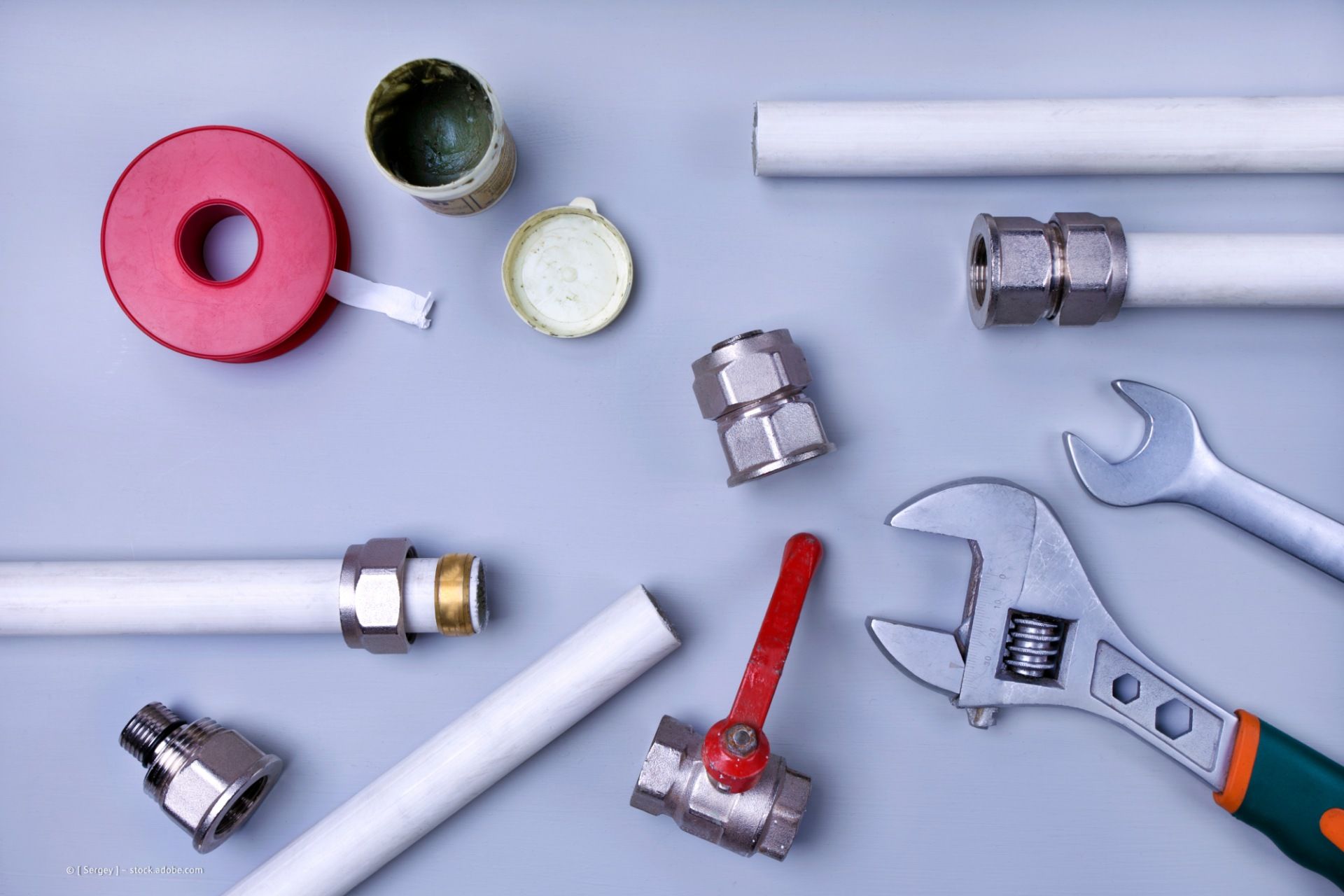 Werkzeug und Ersatzteile für Gasanlagen