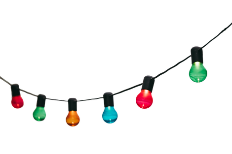 Une guirlande lumineuse