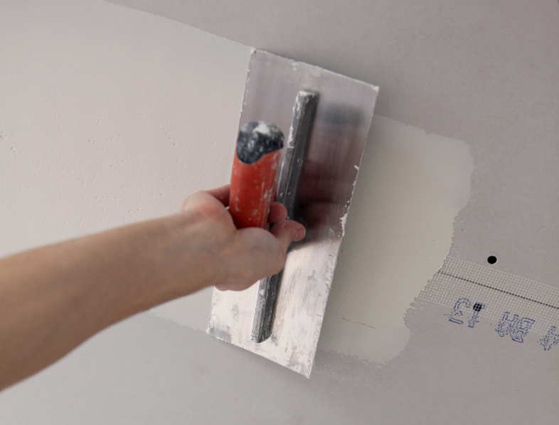 Pose de plaques de plâtre