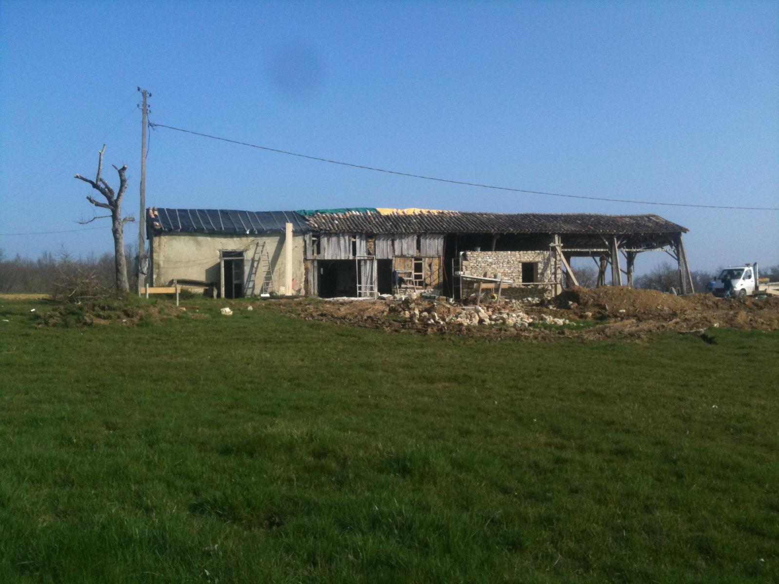 Aménagement de rénovation de ferme