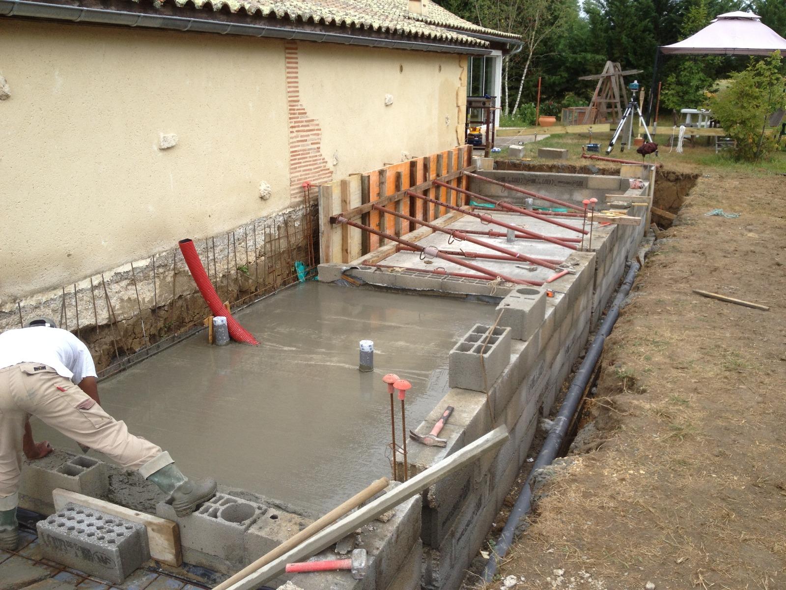 Travaux de maçonnerie générale