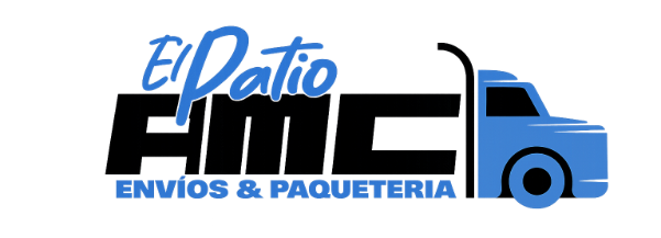 El Patio HILL env&iacute;os y paqueter&iacute;a logo with blue delivery truck icon