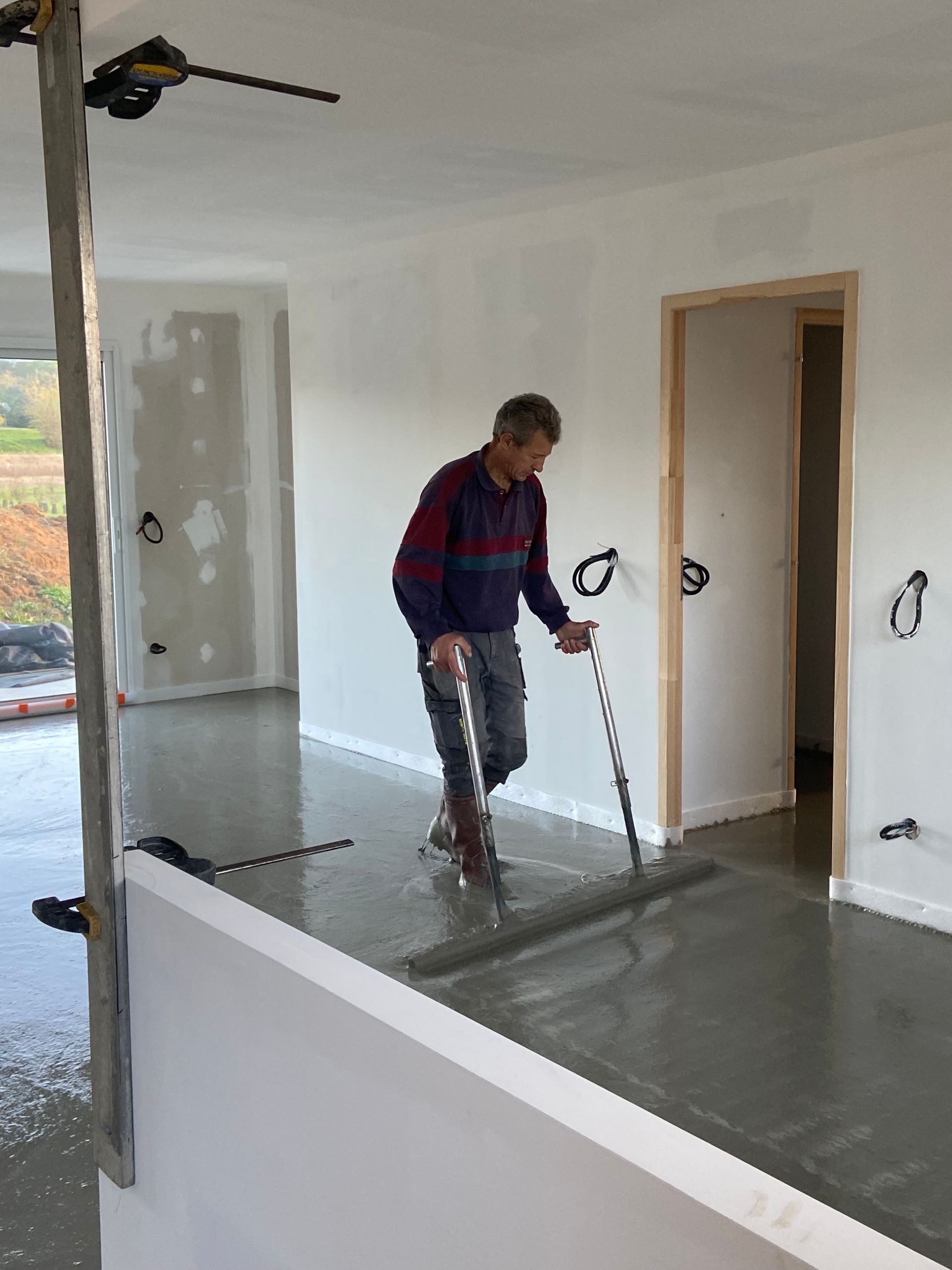 Mise à niveau béton