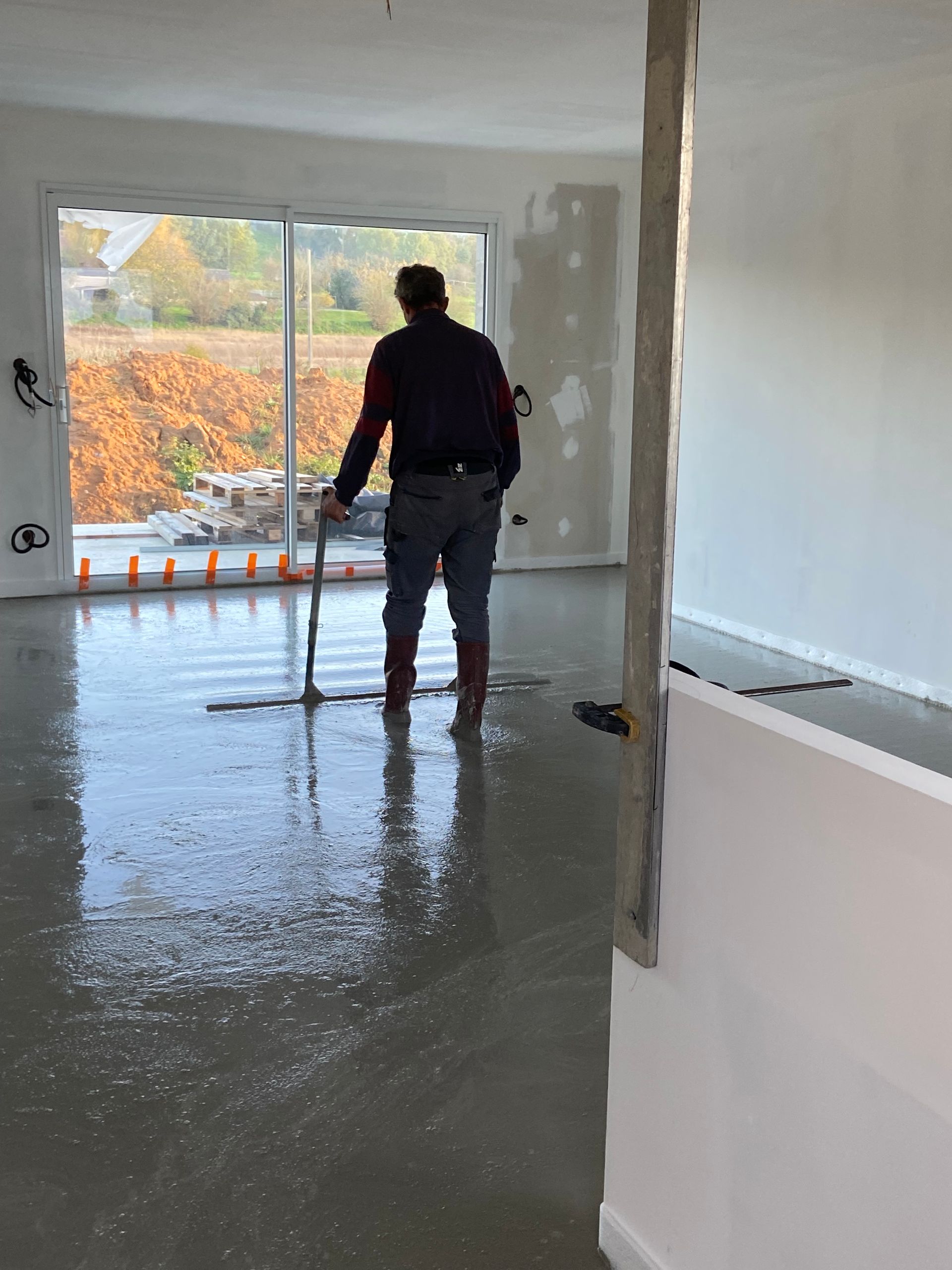 Mise à niveau béton chape