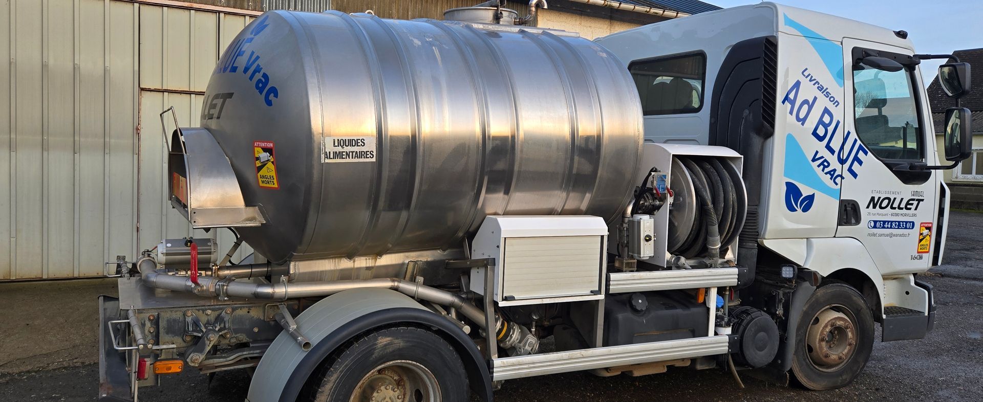 Camion transportant AdBlue