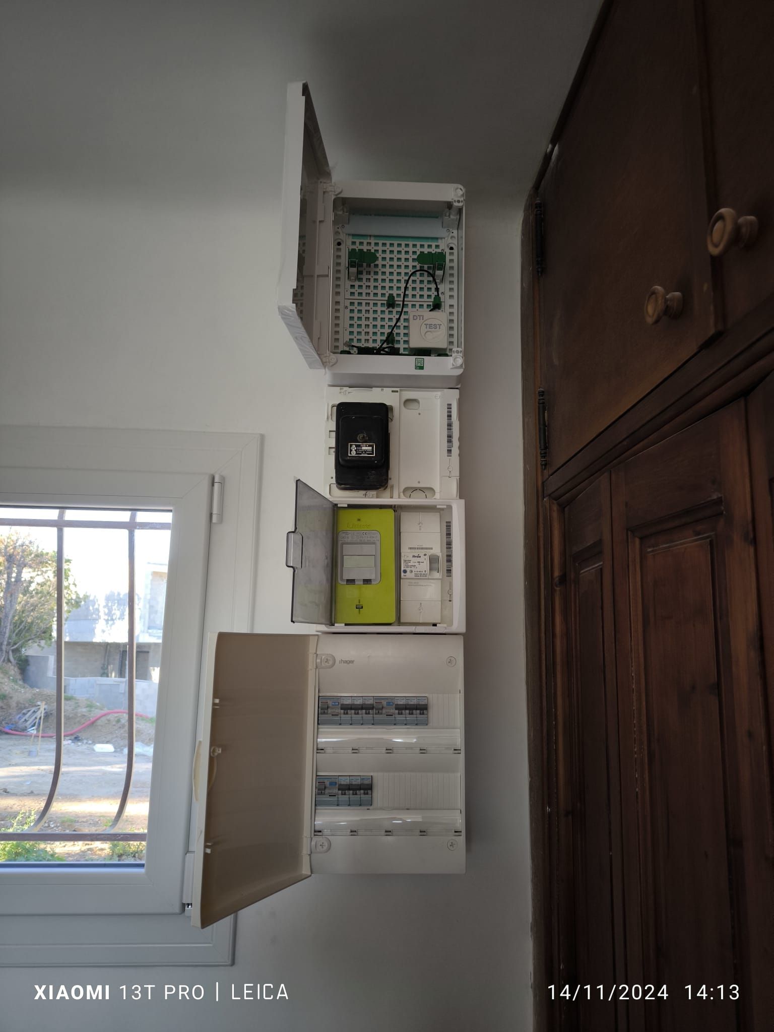 Mise aux normes d'un coffret électrique dans une vieille bâtisse