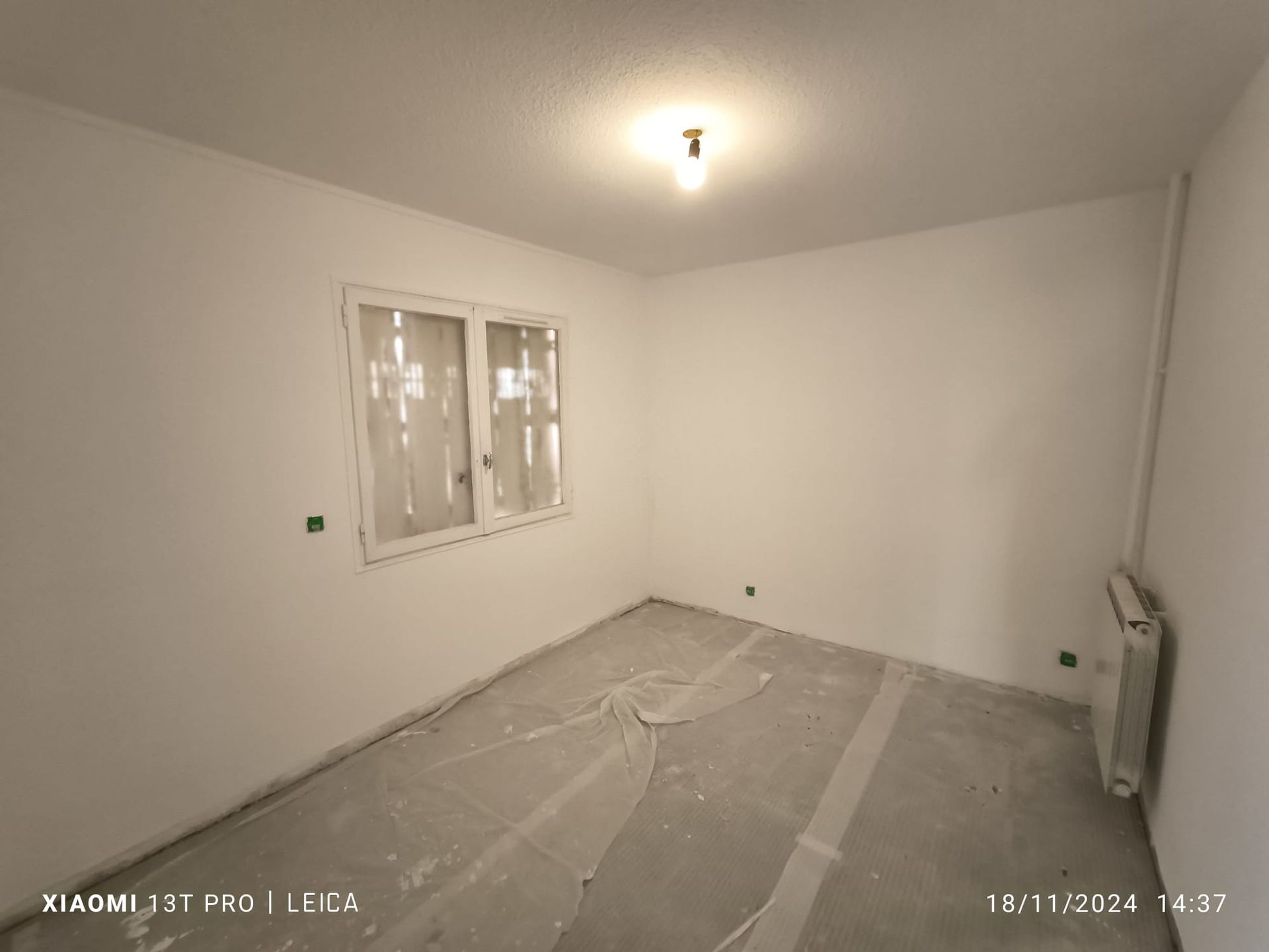 Pièce d'un appartement rénovée