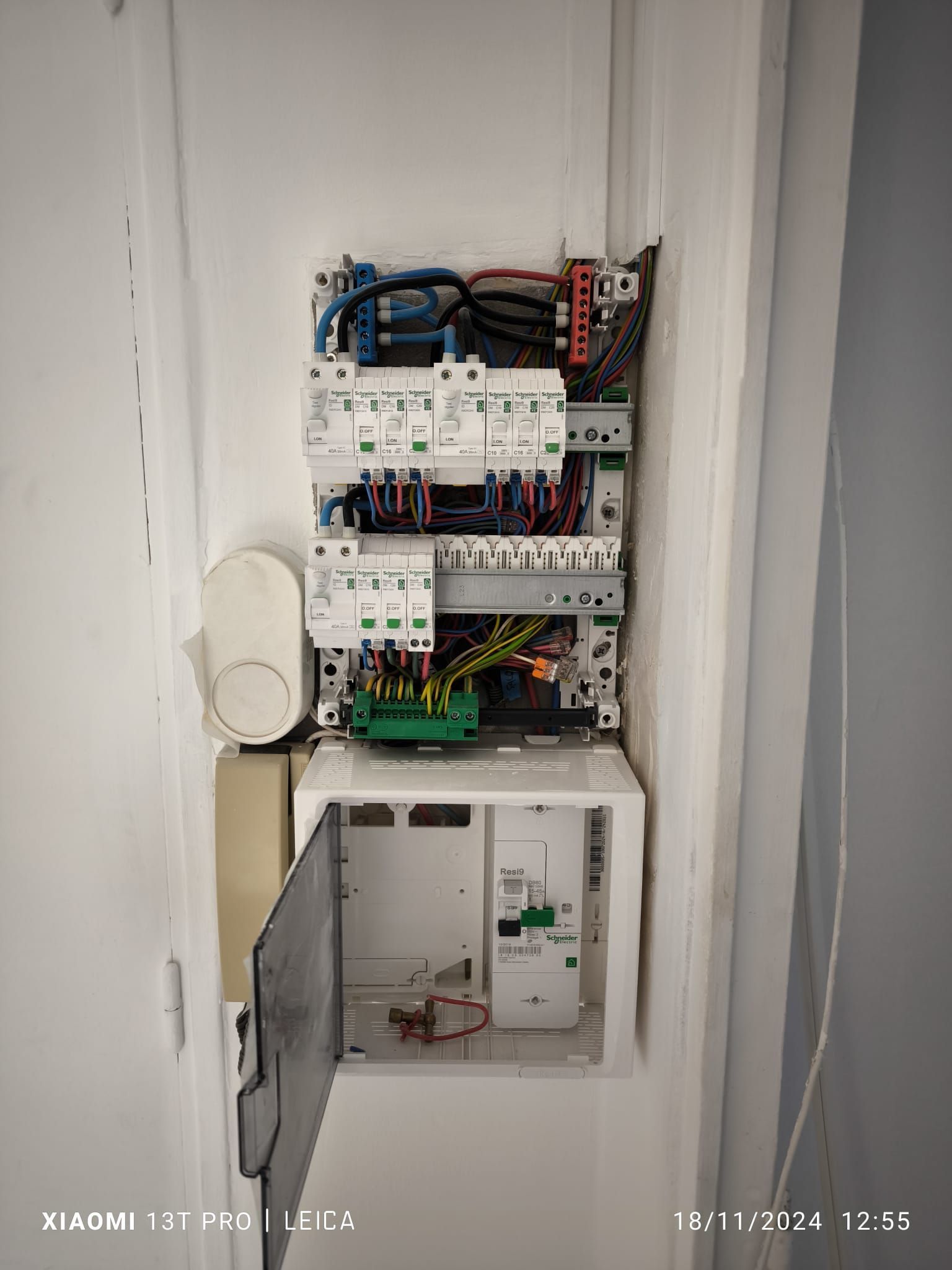 Changement d'un coffret électrique