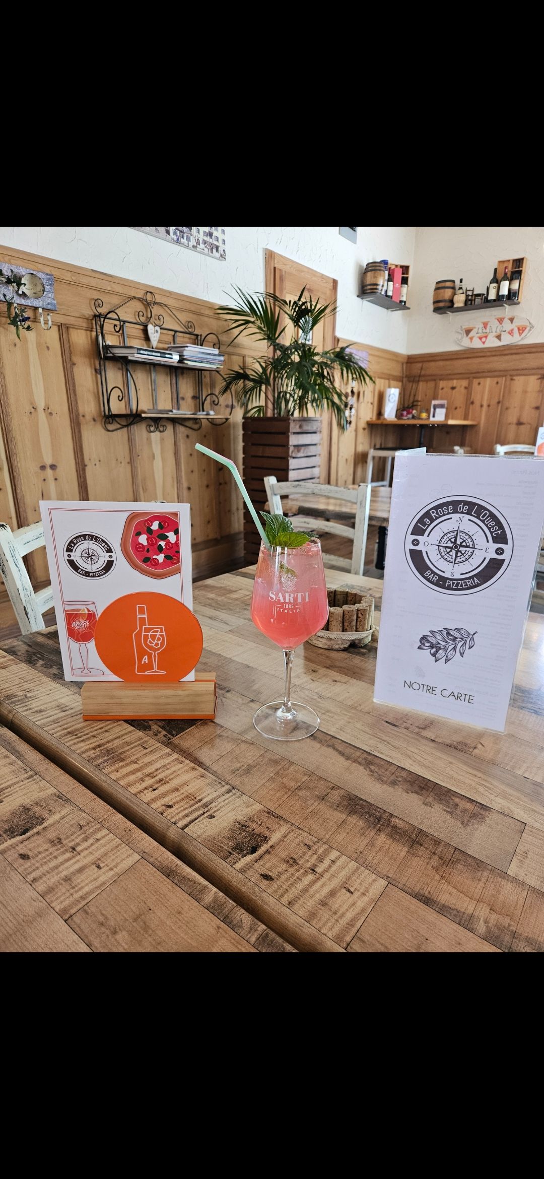 La Rose de L'Ouest à Sion - cocktail