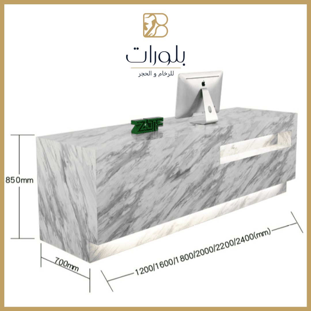 منتج رخامي يعرض جمال الرخام الطبيعي وتفاصيله الفريدة. تتنوع المنتجات الرخامية من الأرضيات إلى المشبات، وتستخدم في تصميمات الديكور الداخلي والخارجي لإضفاء لمسة فاخرة وأنيقة. اكتشف تشكيلة واسعة من المنتجات الرخامية لإضافة أناقة لأي مساحة