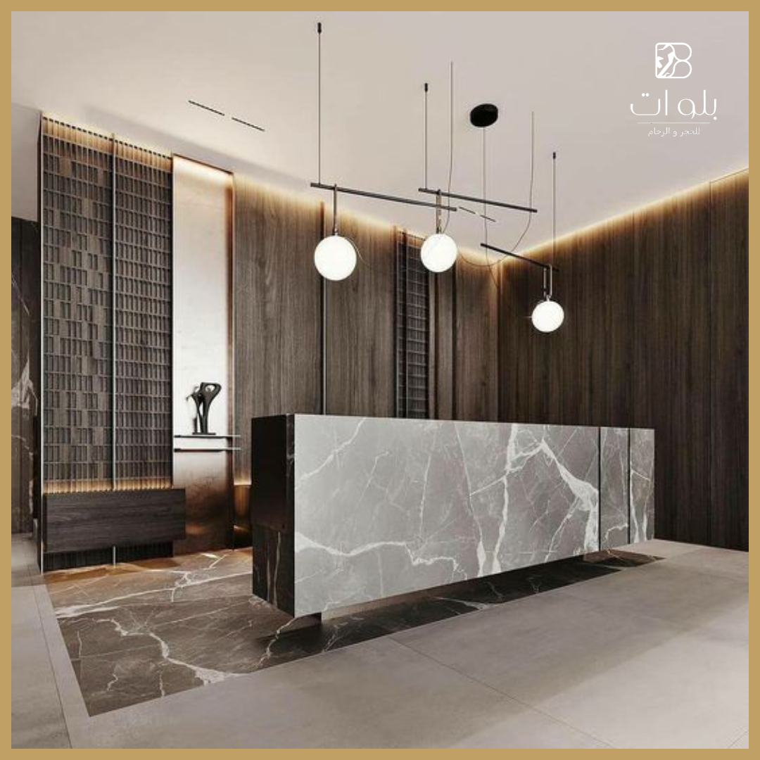 واجهات رخام ترافرتين لمبنى سكني فاخر - بلورات