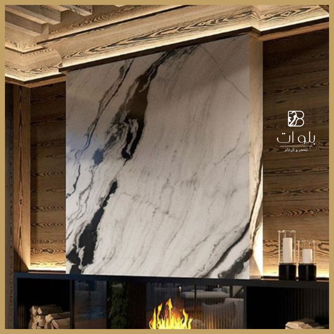 واجهات رخام ترافرتين لمبنى سكني فاخر - بلورات