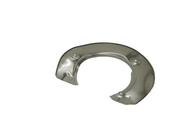 Ein Metallring mit einem Loch in der Mitte auf weißem Hintergrund.