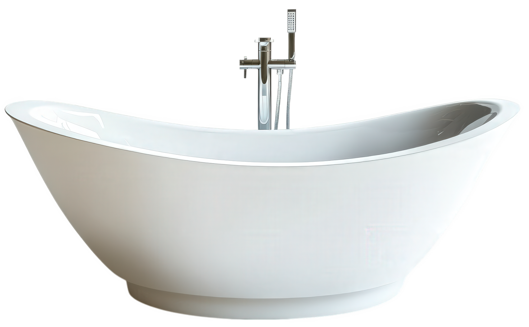 Une baignoire blanche