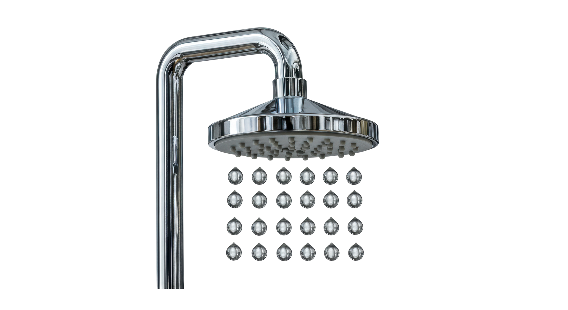 Un pommeau de douche