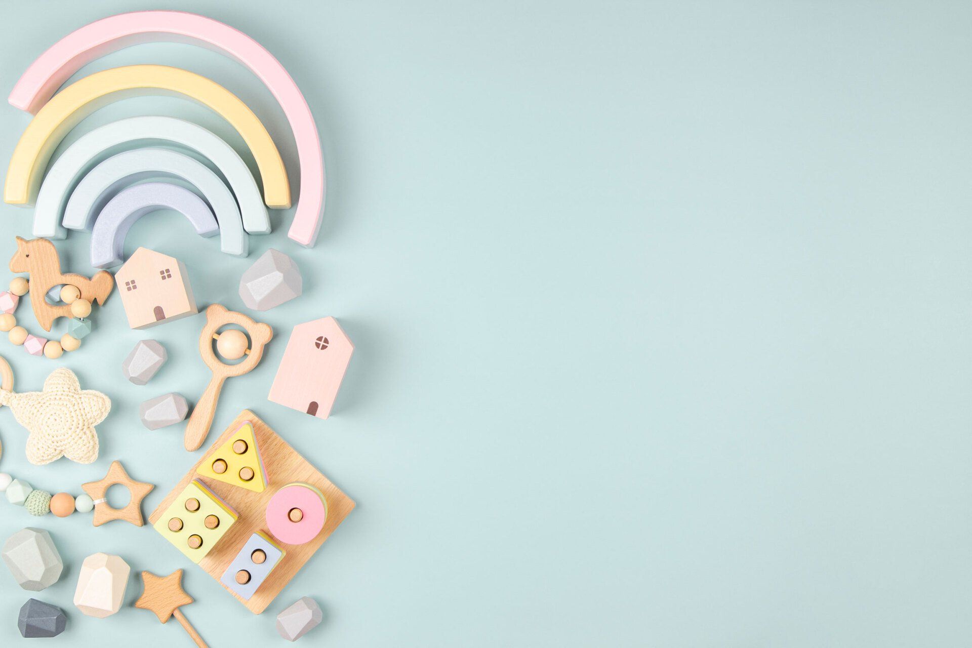 Jouets en bois pour bébé