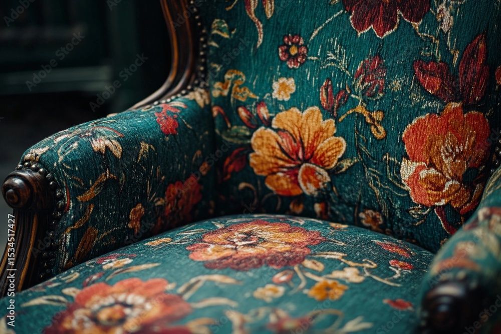 Une femme qui restaure un fauteuil