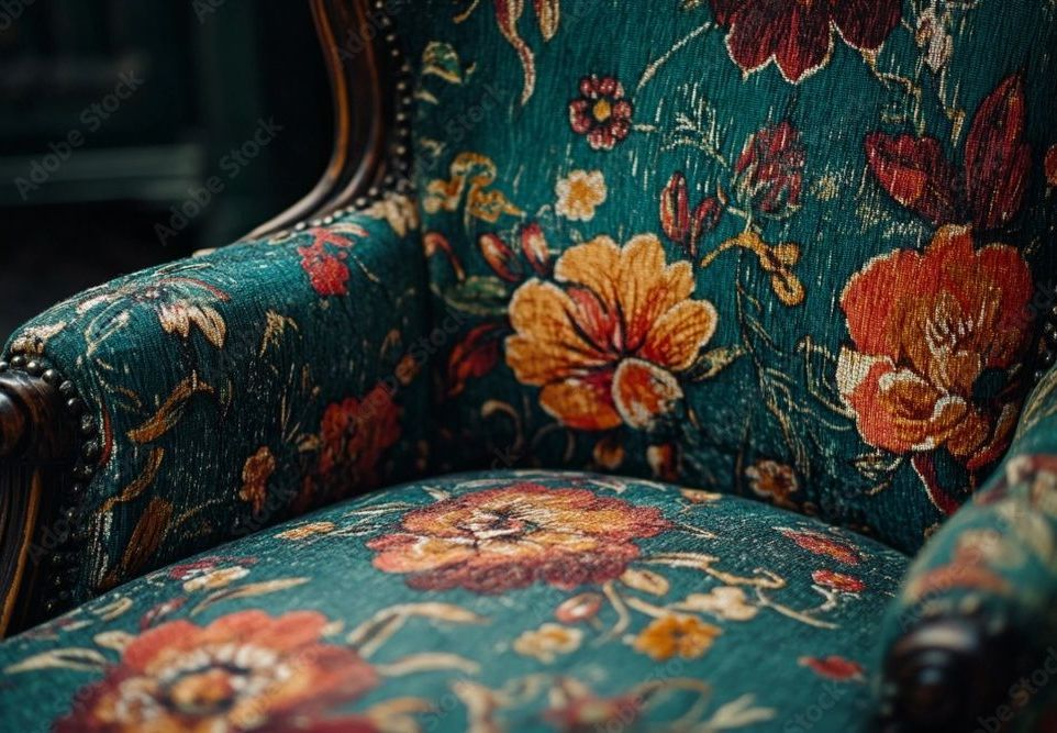 Un fauteuil avec motif