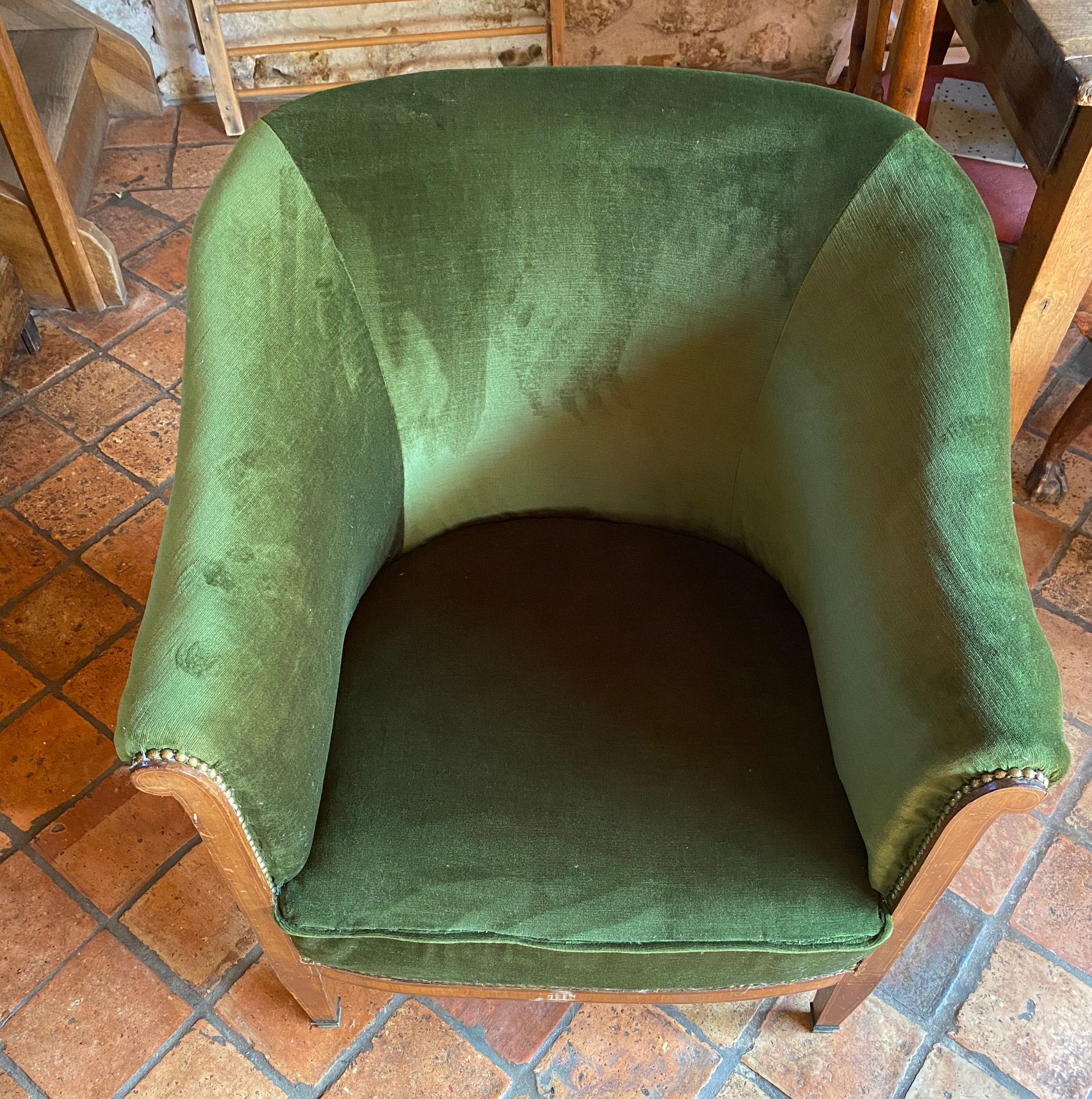 Travail sur un fauteuil