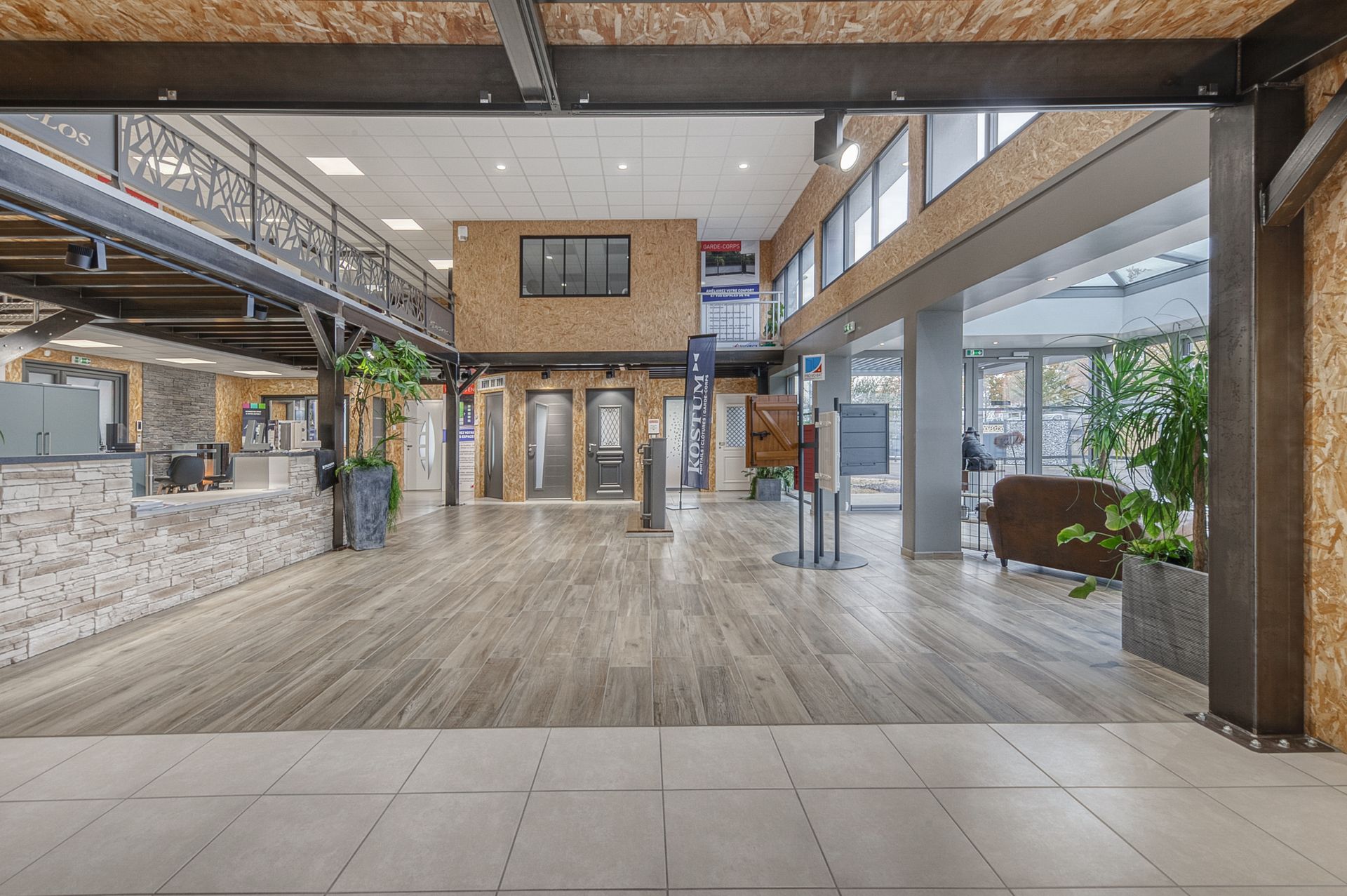 Intérieur des locaux de Baticlos